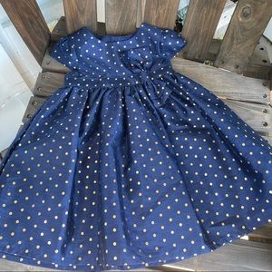 Carter’s Navy & Gold Dress 18m